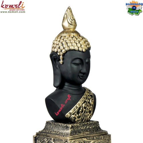 large resin buddha head